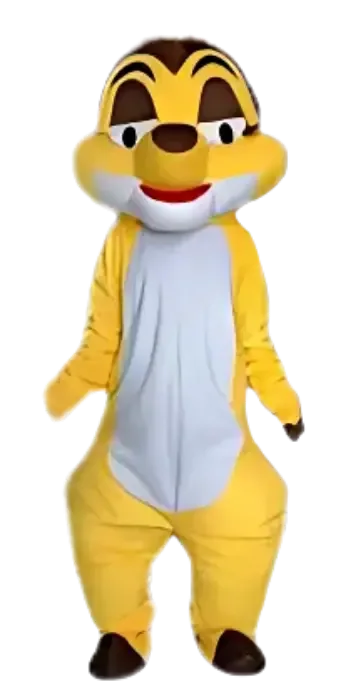 mascotte Timon chez Gribouille Evénementiel à Calais (62)